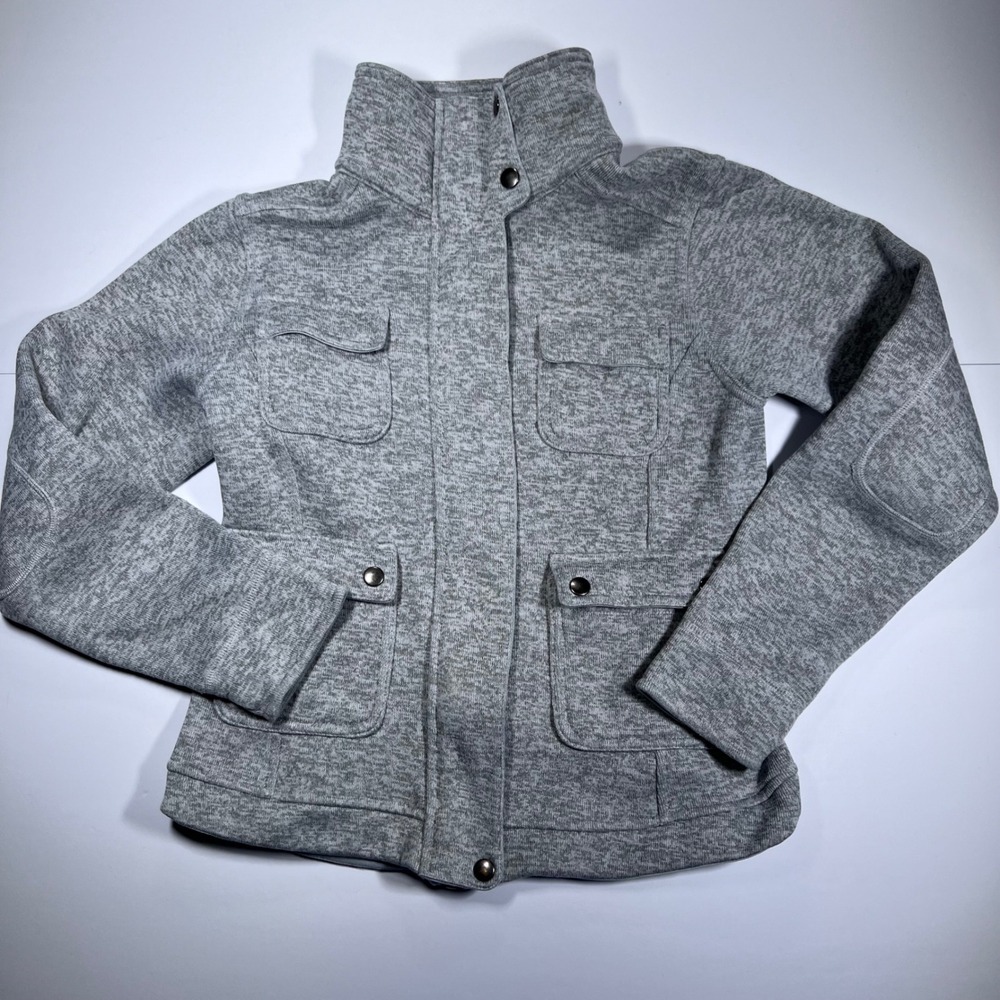 Patagonia Better Sweater Field Jacket Womens Small Gray Heather Full Zip Fleece